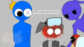 BABY red 👶(part 2)//rainbow friends roblox//My AU