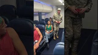 Soldiers surprise mile high homecoming proposal 🥹