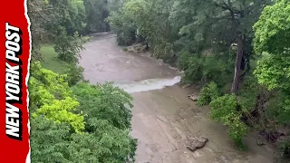 Shocking video shows how quickly the Texas flood waters rose over 20 feet in as little as 37 minutes