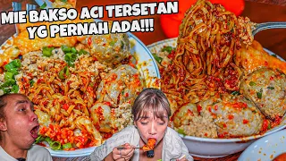 BIADAB! MIE BAKSO ACI SETAN TERNERAKA YG PERNAH GW MAKAN!!! BIBIR SAMPE LECET2