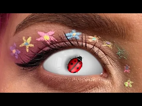 LADY BUG In the EYE? #shorts