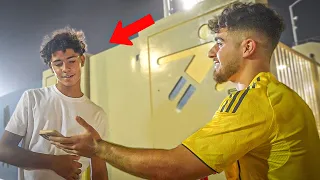 جونيور رح يساعدني لاقي ابوه كريستيانو