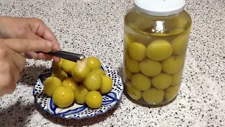 اسرع طريقة لتخليل و تحميض البرقوق (كوجة) Pickled Prunes