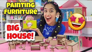 Painting Furniture for BIG House!🎨🤩💕 PART-2 | Riya's Amazing World