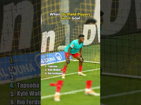 When Outfield Players Go in Goal