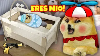 NIÑO CON DERECHO CASI MAT4 A MI HERMANITO - HILOS CON CHEEMS
