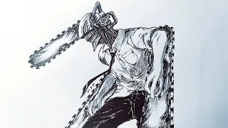 Chainsaw Man | Denji ‼️WARNING‼️not-Easy Drawing Tutorial