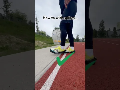 How to Use Sprint Spikes on Concrete #running #trackandfield