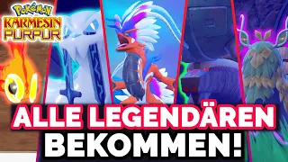 So bekommst du ALLE LEGENDÄREN POKEMON in Karmesin & Purpur!