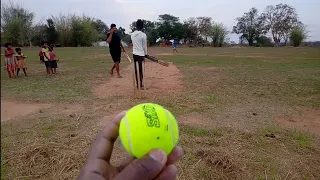 Ganw Me Cosco Ball Se Cricket Khel | cricket | Gully Cricket |#cricket #gullycricket #cricketlover