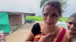 माऊली झोळीत झोपला अन भूत आलं 🫢#horrorcomedy 