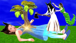 चुड़ैल की बेटी पेट में पेड़ The Witch's Daughter Tree Stories in Hindi Moral Stories Hindi Kahani