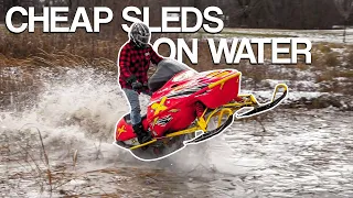 $1500 Snowmobiles SKIP WATER!