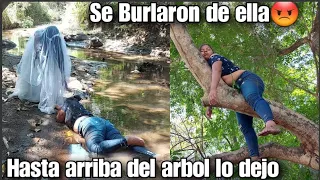 Llegan a buscar cangrejo y les apareció la llorona En el rio|Se llevo uno asta arriba del arbol|Cap4