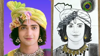 How to draw Sumedh Mudgalkar || Radhakrishna serial Sumedh Mudgalkar ￼￼
