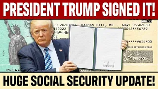 TRUMP SIGNED IT! Big Social Security SSI SSDI Update | NEW EXECUTIVE ORDER | INCREASE IN BENEFITS