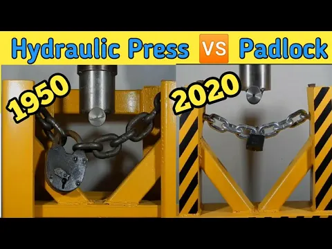 Hydraulic Press Vs Modern And Old Padlock | Hydraulic Press Vs Padlock Experiment |#shorts