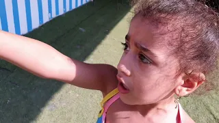 مريم وقعت من اللعبة شوفو حصل ليها اي💔💔!!