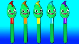 Aprenda as cores em português com seu amigo mágico Groovy The Martian & Phoebe