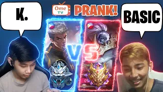 MYTHICAL GLORY PRANK, DINUROG NG GRANDMASTER? 🤣 NAGPANGGAP AKO BILANG GRANDMASTER AT NAKIPAG 1V1