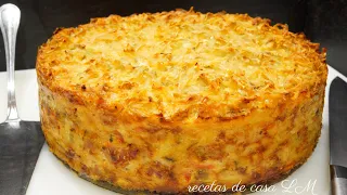 PASTEL DE CARNE  RECETA PARA NAVIDAD TAN FÁCIL Y RICO QUE TE SORPRENDERÁS CHICKEN CAKE FOR CHRISTMAS