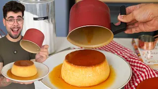 FAÇA ESSE PUDIM NA LEITEIRA QUE FICA PRONTO EM APENAS 25 MINUTOS | FÁCIL E RÁPIDO