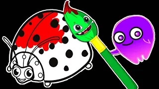 Apprenez les couleurs avec Groovy le Martien - Dessins animés éducatif