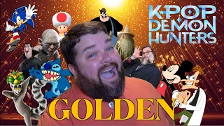 Voice Actor Sings Golden Using 24 Impressions!