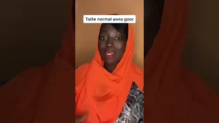 "Taille normal awra goor au senegal ...." d'apres des études