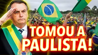 BOLSONARO COLOCOU QUASE 1 MILHÃO DE PESSOAS NA PAULISTA E EU TAVA LÁ! VEJA IMAGENS DA MANIFESTAÇÃO!