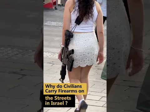 Why Civilians carry Weapons in the streets #israel #IDF #Jerusalem