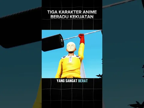 Tiga Karakter Anime Beradu Kekuatan‼️🤯 #shorts