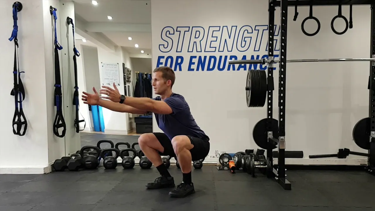 Image Squat With Overhead Reach