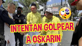 INTENTAN GOLPEAR A OSKARIN EN GRABACION / LOS DESTRAMPADOS