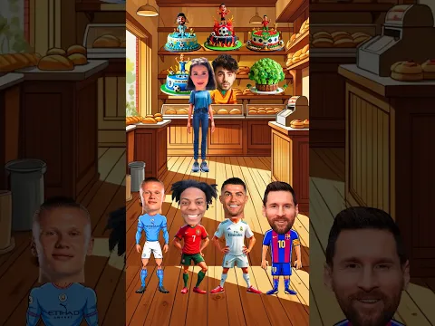 ¿Qué pastel de cumpleaños es mejor? Ronaldo Vs Haaland vs Messi vs Ishowspeed 🎂🥰😍❤️