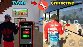 TV On + Gym Active Secret Cheat Code 🤯| indian bike driving 3d || indian bike driving 3d new update