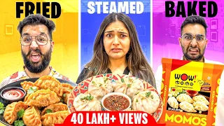 😱 Eating only FRIED, STEAMED OR BAKED Food 😱 60 Min Food Challenge