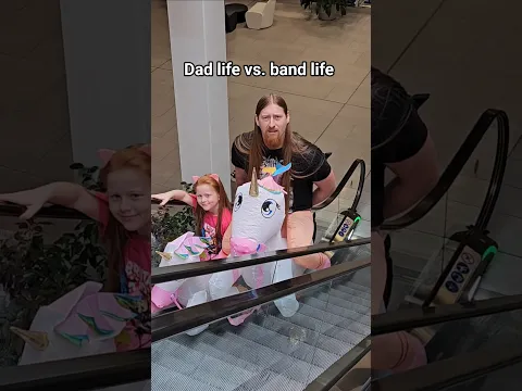 The moment you realize…he’s got TWO guitars. 🎸🎸 #youtube #dadlife #comedy #shorts #metal #musician