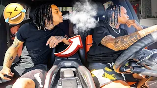 Constantly Blowing The Vape In Jazz Face To Get Her Reaction *NEVER SEEN HER THIS MAD*😳
