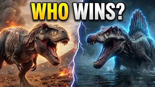 T-Rex vs Spinosaurus: The Most Epic Battle in History