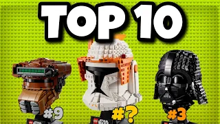The TOP 10 Best Lego Star Wars Helmets as of 2023!