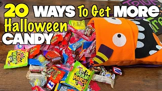 20 Ways To Get MORE Halloween CANDY When You Go Trick Or Treating This Year - Never Fails MUST TRY