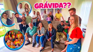 CONTEI GRAVIDEZ PRA FAMÍLIA *surpresa criativa* 🤰❤️