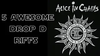 5 Awesome Drop D Riffs | Alice in Chains