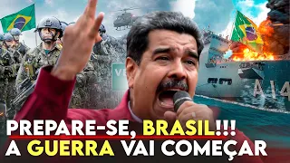 Nicolás Maduro inicia pré-GUERRA com BRASIL no meio, EUA perde a paciência!