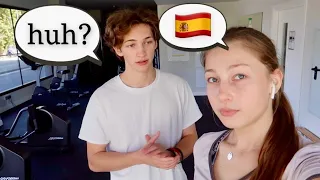 Speaking ONLY SPANISH To Boyfriend For 24 HOURS!!!