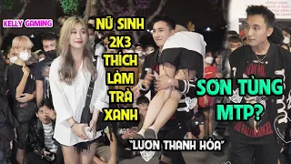 Nữ sinh 2k3 thích làm Trà Xanh gặp ngay "Sơn Tùng" MTP sinh đôi giữa phố đi bộ Hà Nội & Kelly Gaming