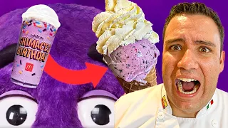QUE PASA SI AL GRIMACE SHAKE LO HAGO HELADO ! Ft @GonzaloElCocinero