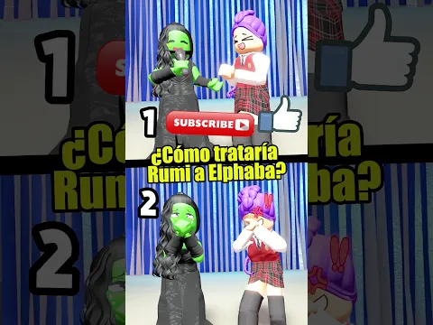 ¿Elphaba💚 vs Rumi💜? #shorts #roblox #rumi