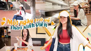 [Give Away] Back To School Vlog: 1 ngày Giang làm sinh viên Nhân Văn